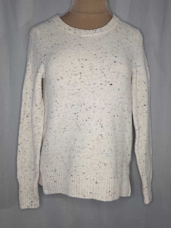 Old Navy Tops - Women's Old Navy Cozy Cream Speckled Crewneck Sweater Size Small